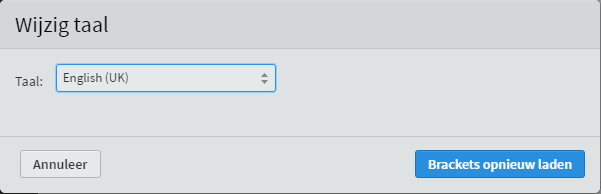 Brackets: change language