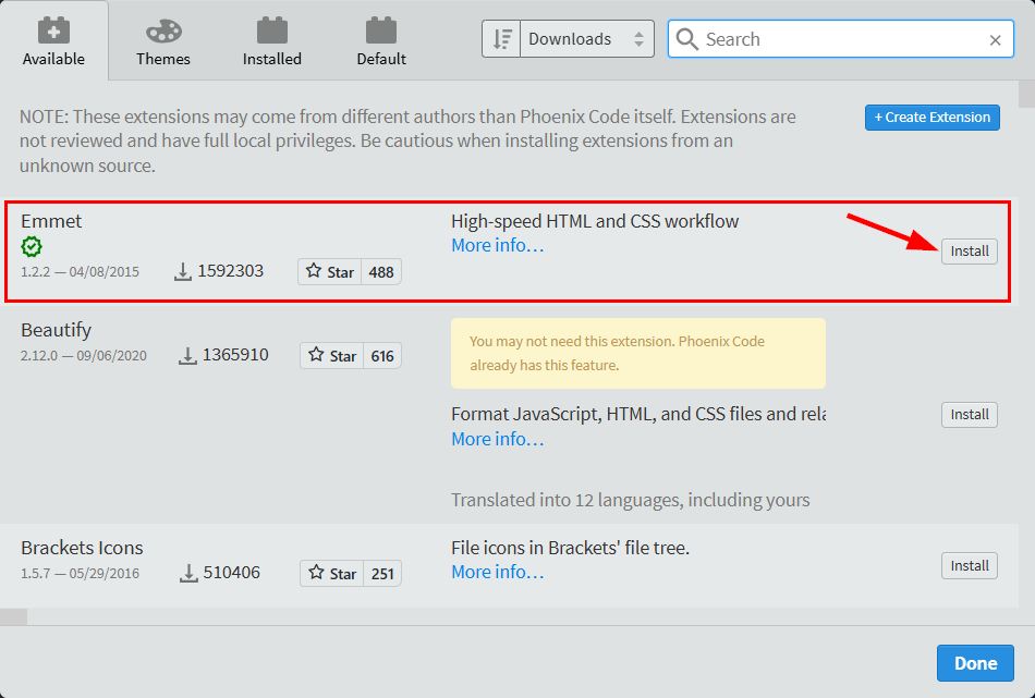 Phoenix: search extensions