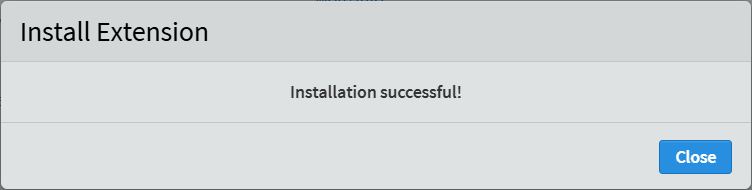 Phoenix: extension succesfully installed